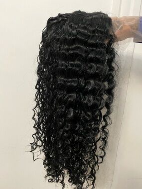 Natural Deep Wave Lace Frontal - Black